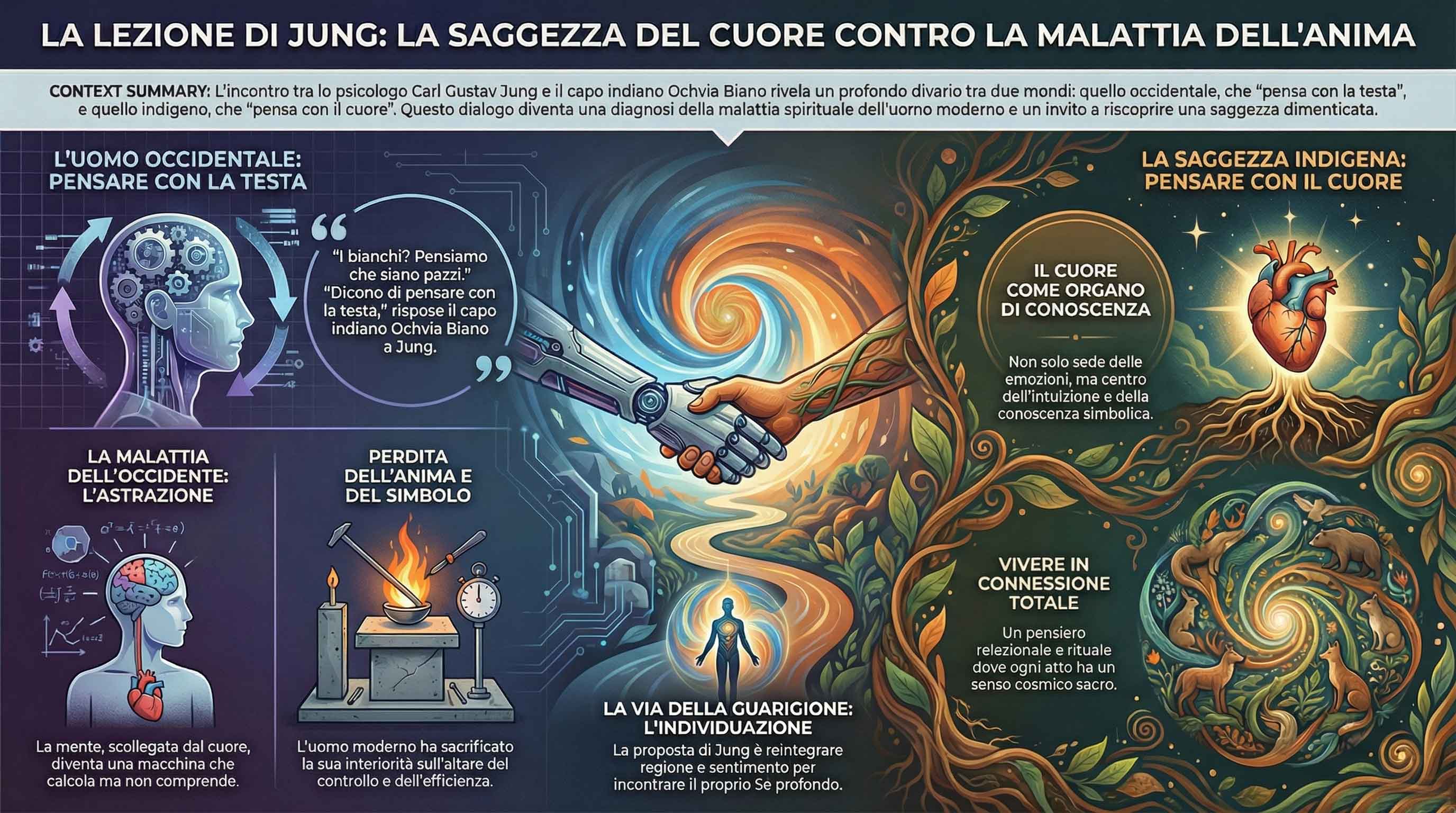 Pensare con il Cuore - Illustrazione di Carl Gustav Jung