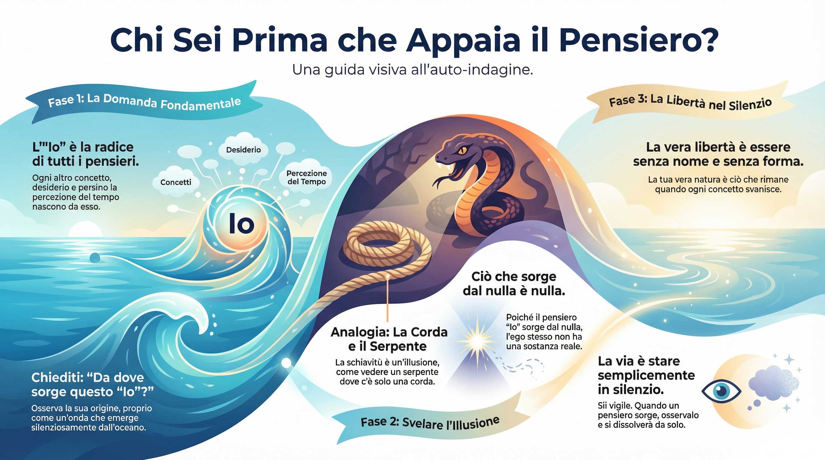 Chi sei prima del pensiero - Immagine meditativa